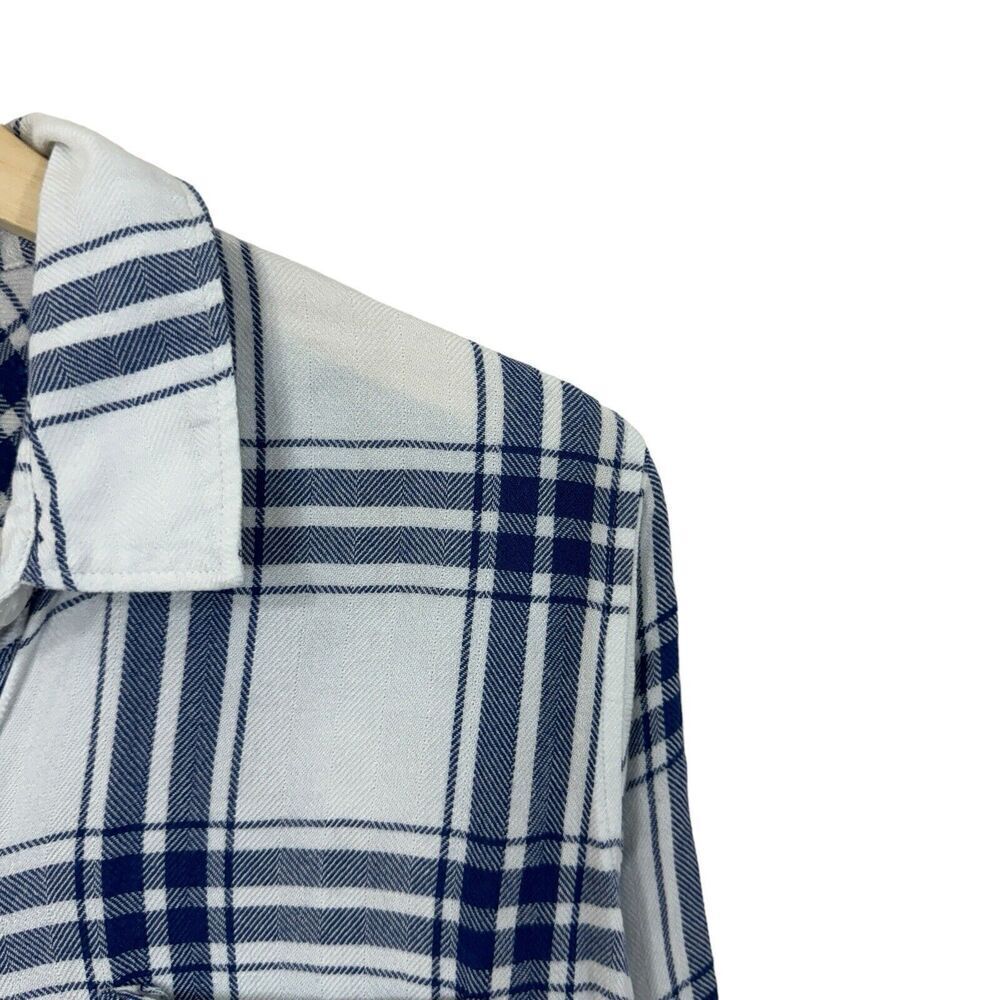 Rails Medium Button Front Hunter Sapphire Flannel… - image 6